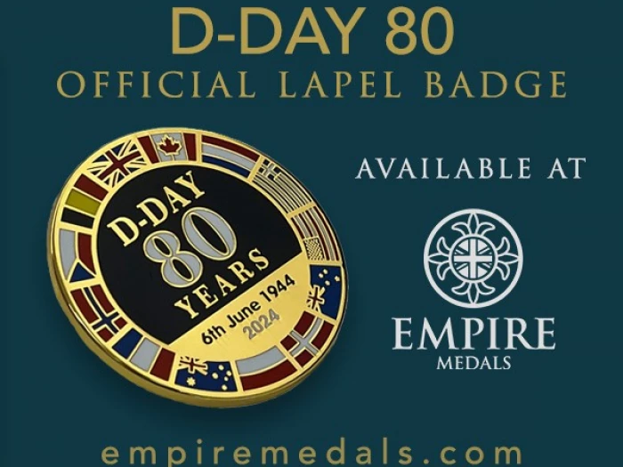 dday lapel badge
