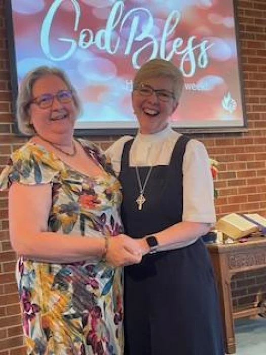 deacon alison with dawn