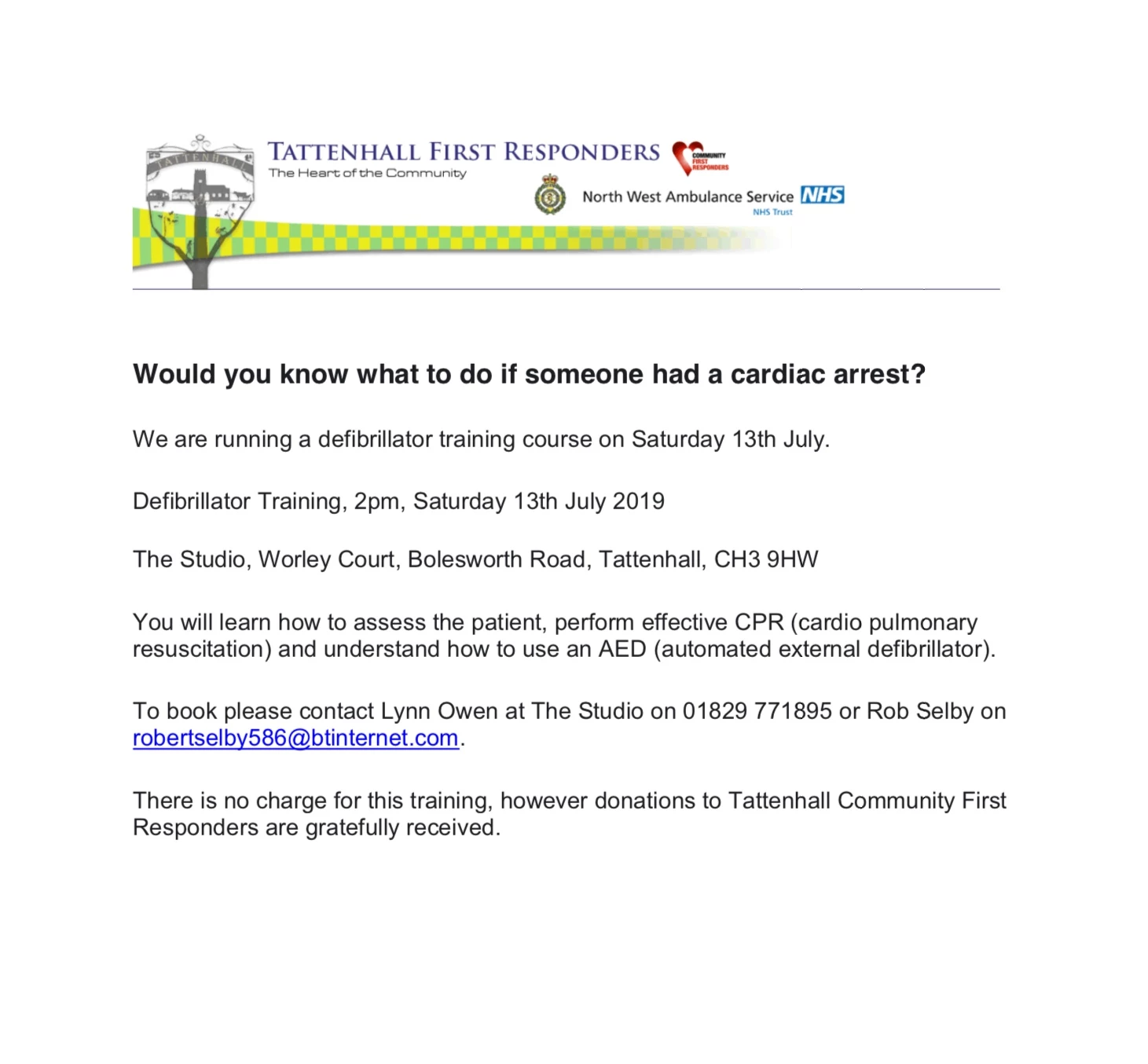 defibrillator training
