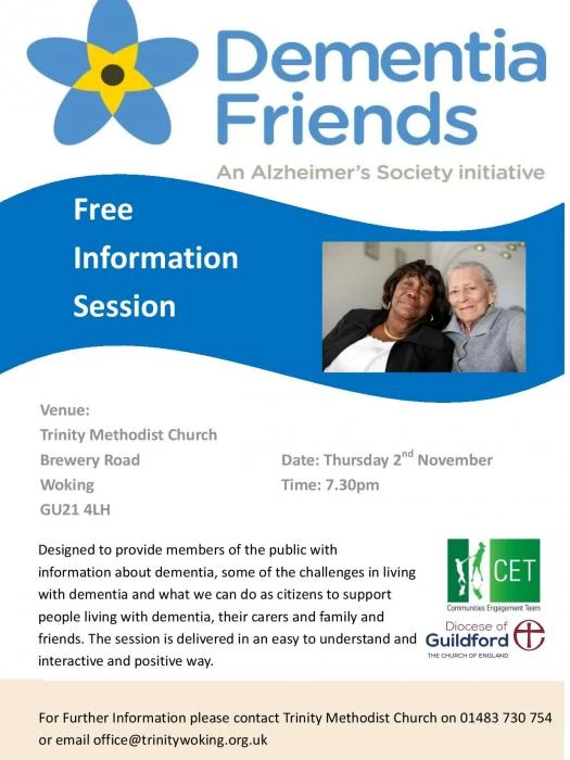 dementia friends trinity methodist