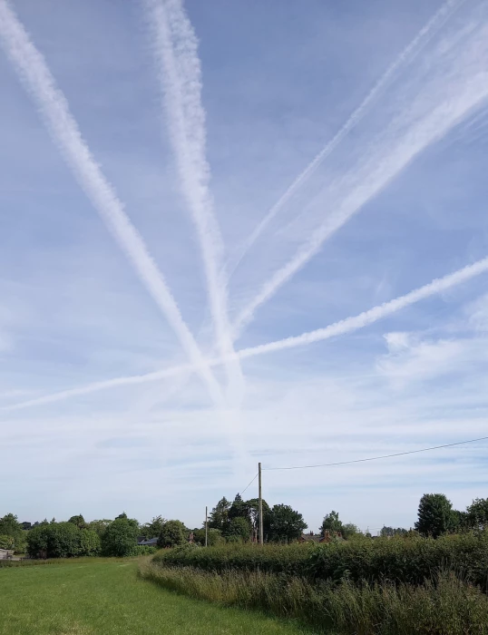 earth at the crossing point
