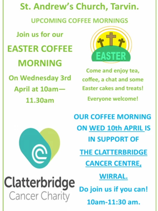 easter 2024 and clatterbridge coffee advert