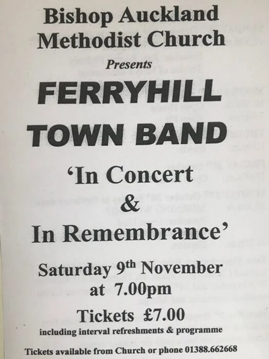 ferryhill town band concert