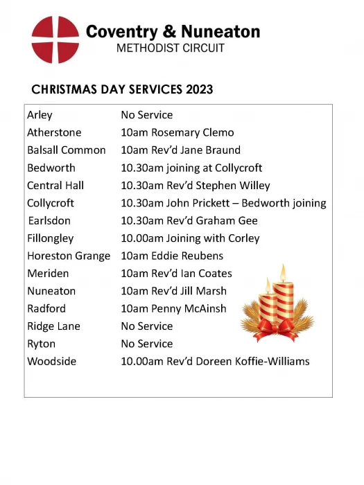 final christmas day services 2023