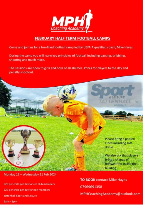 football half term