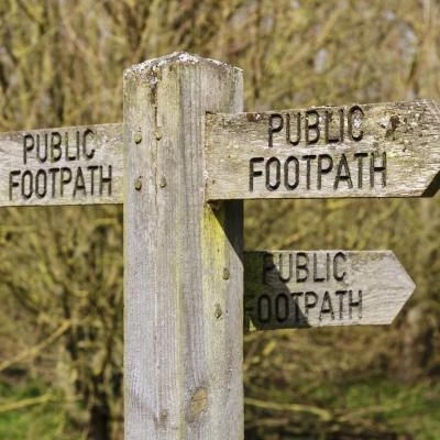 footpath-sign