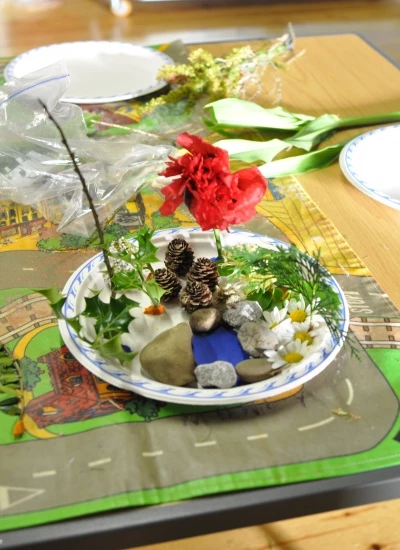 garden on a plate