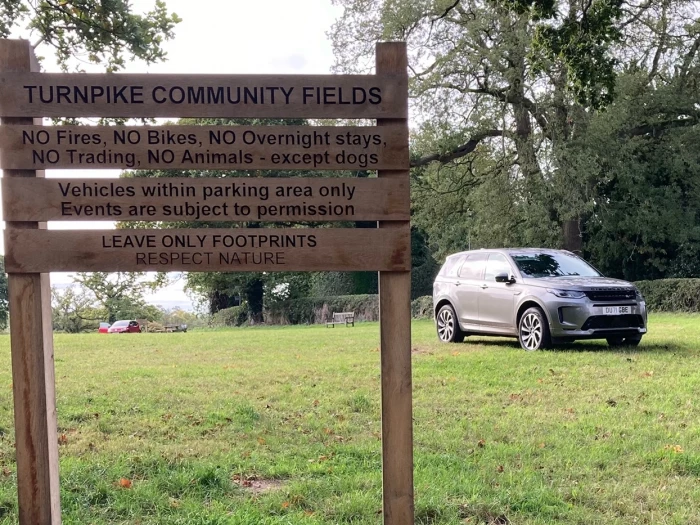 green car park