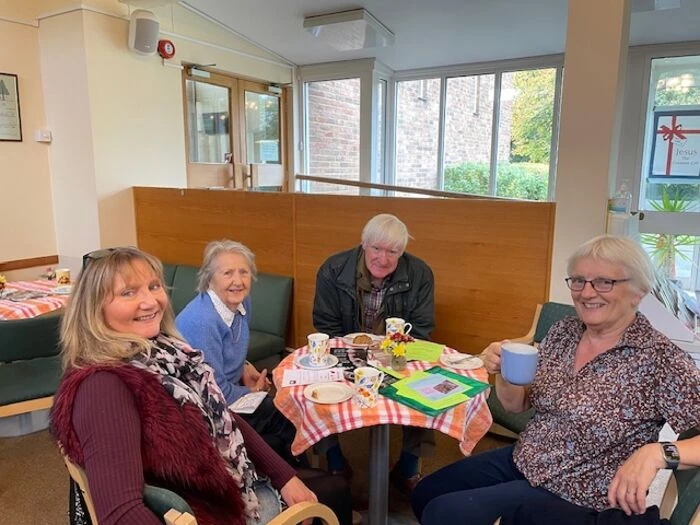 guests at bible society coffee morning
