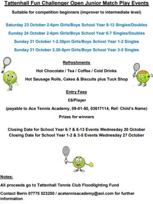 half term tennis
