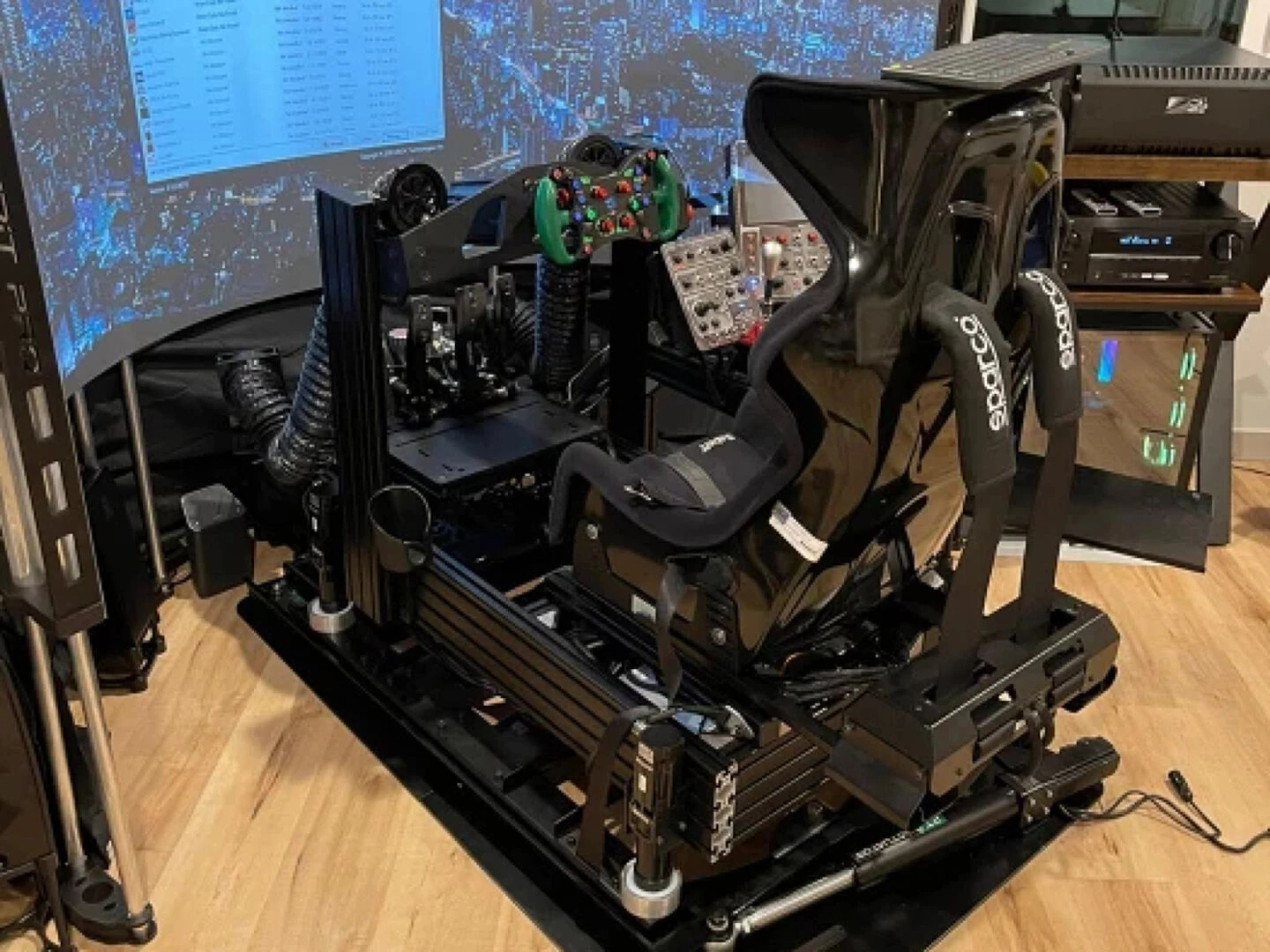 high end motion platform racing rig
