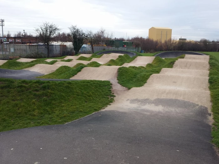 hilton pump track view