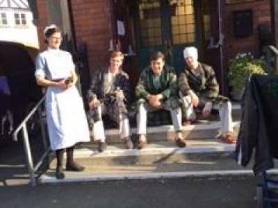 home fires  patients taking a break