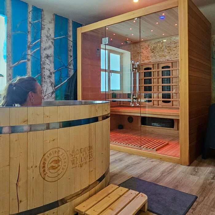 ice bath and sauna