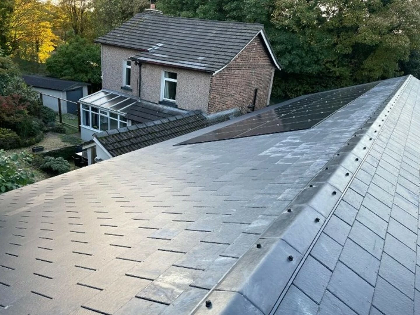 in roof solar panels at euxton