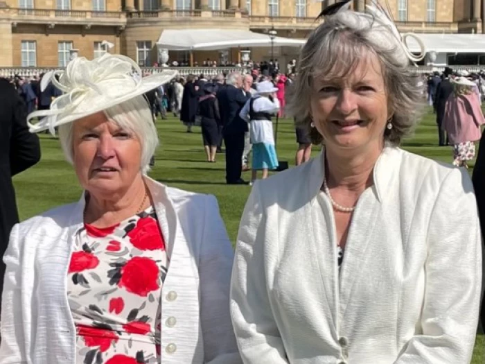 jeanne watt amp alison green at buck house