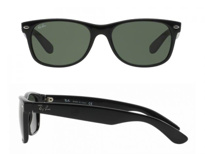 Buy Designer Black Square Polarized Lens Wayfarer Sunglasses For Men-S –  SunglassesMart