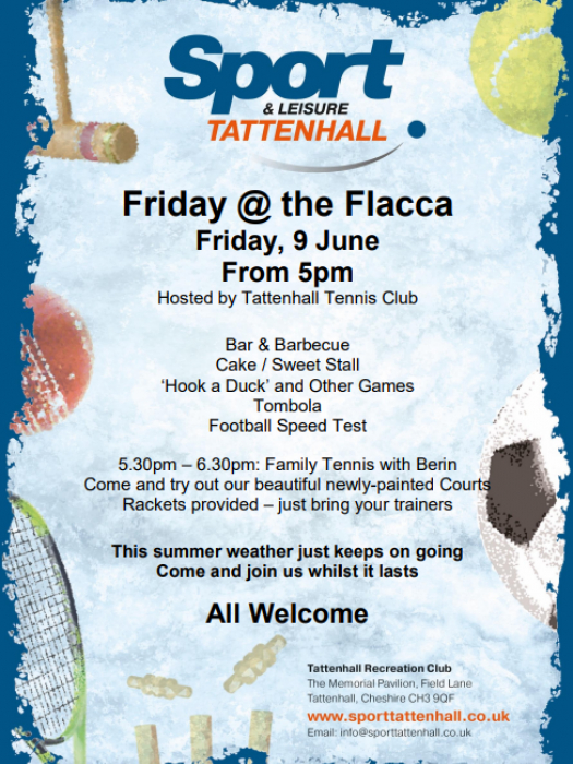 Tattenhall Business Alliance | Friday @ the Flacca