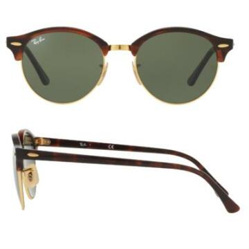 Ray-Ban サングラス CLUBROUND CLASSIC CLUBROUND CLASSIC Sunglasses in Black and G-15 Green