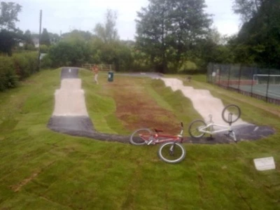 kinnerley bmx pump track overview