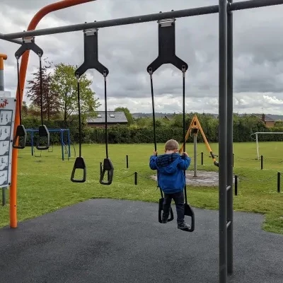 kompan multi gym at the park
