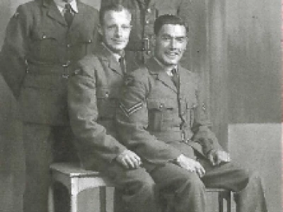l r eric vickers jack bowser seated ralph hallet arthur  walter baldwin standing