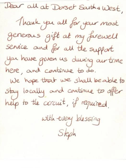 letter from steph