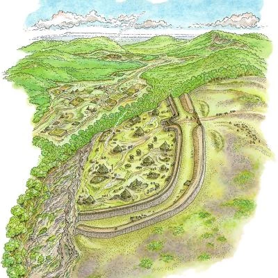 maiden castle reconstruction