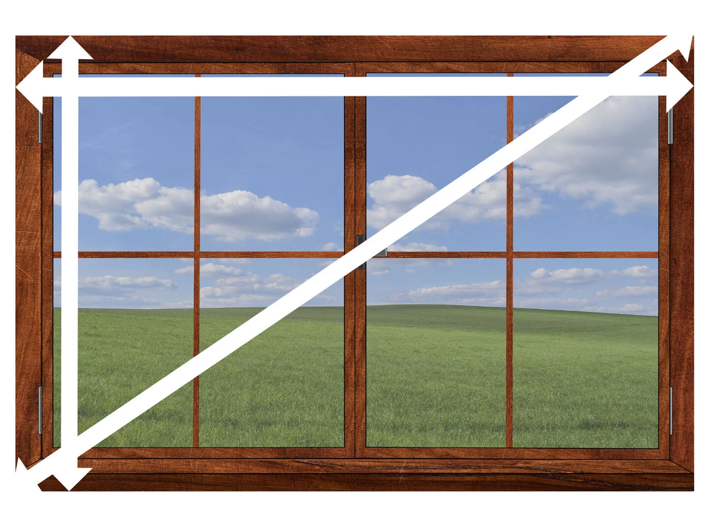 measure for a new window