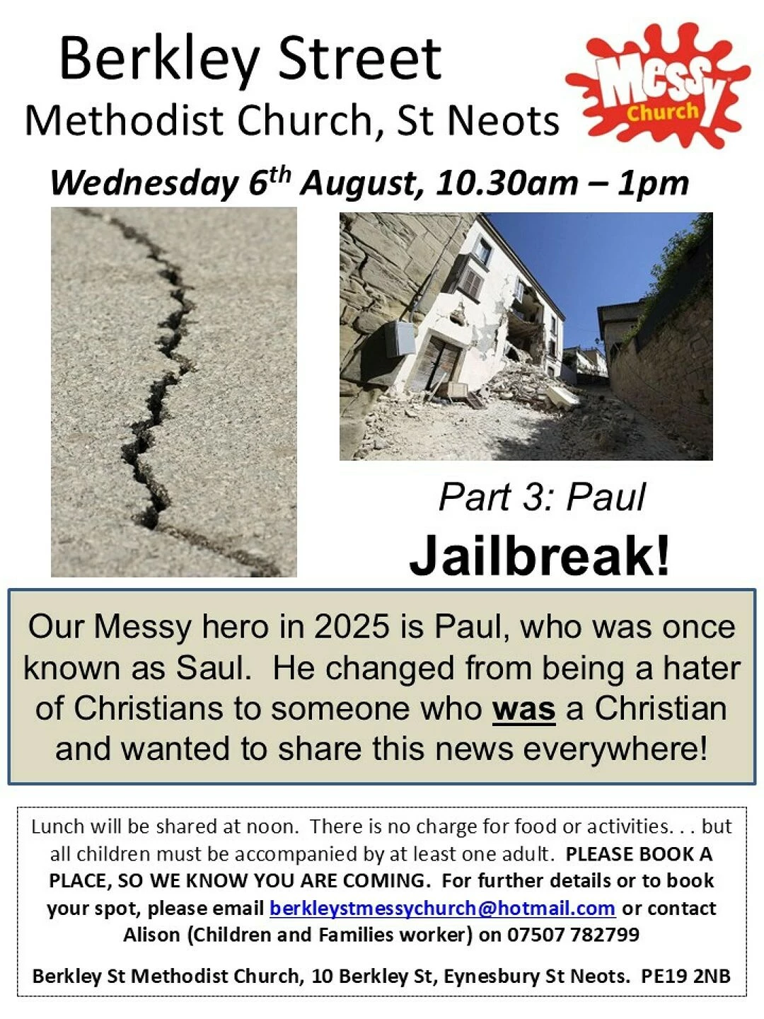 messy church aug 25