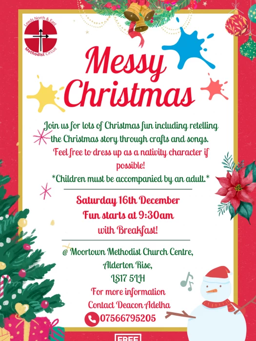 messy church christmas