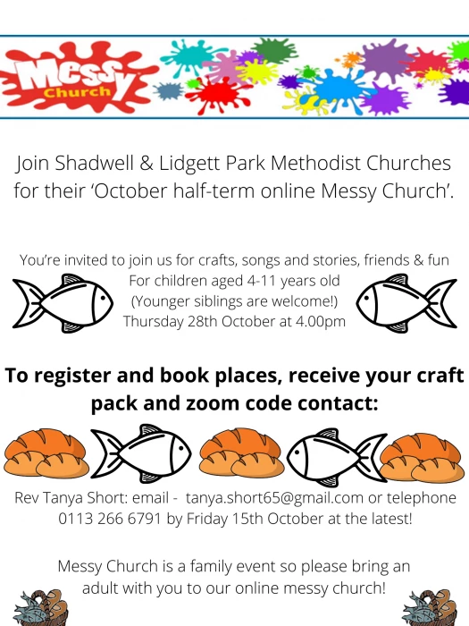 messy church flyer