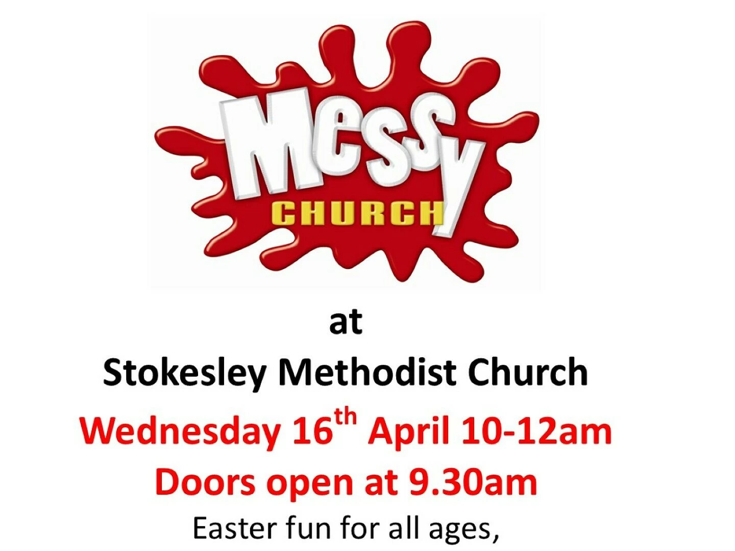 messy easter 2025