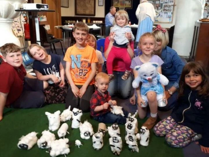 messychurchapril2018sheep