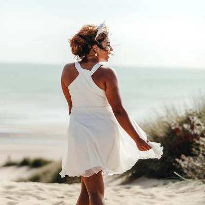 mini dress back view beach style p
