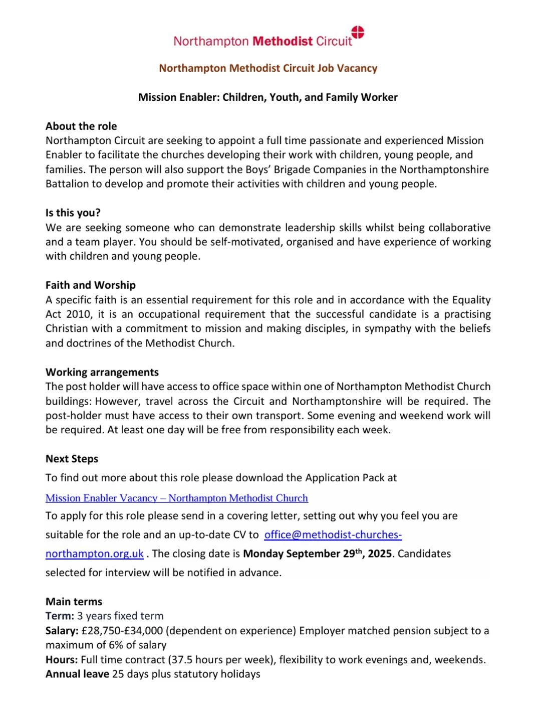 mission enabler role