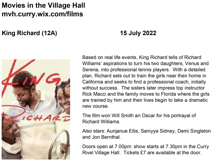 movies in the village hall