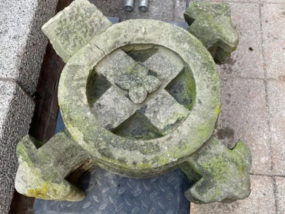 old cross removed