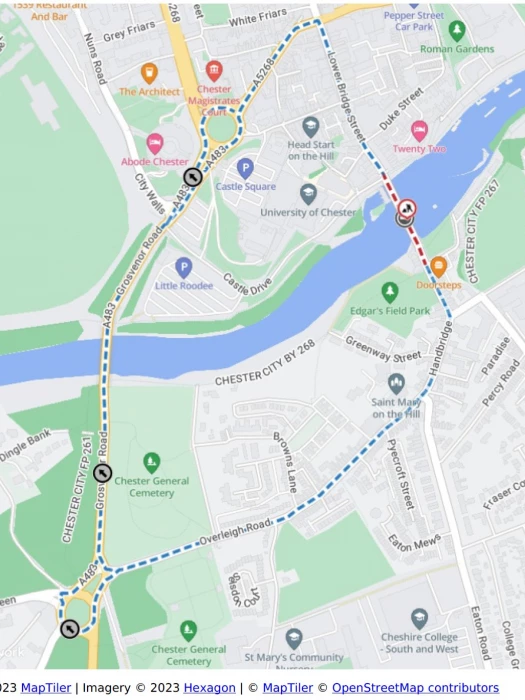 old dee bridge diversion