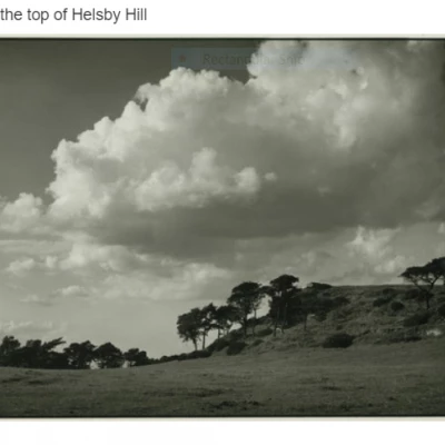 on the top of helsby hill