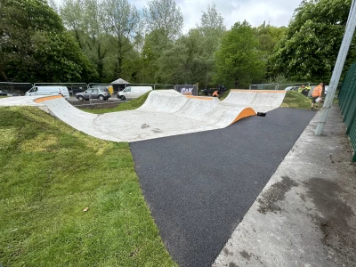 padiham skatepark rollers and jumps
