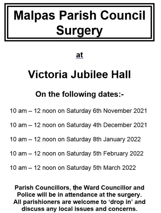 parish council surgeries 2