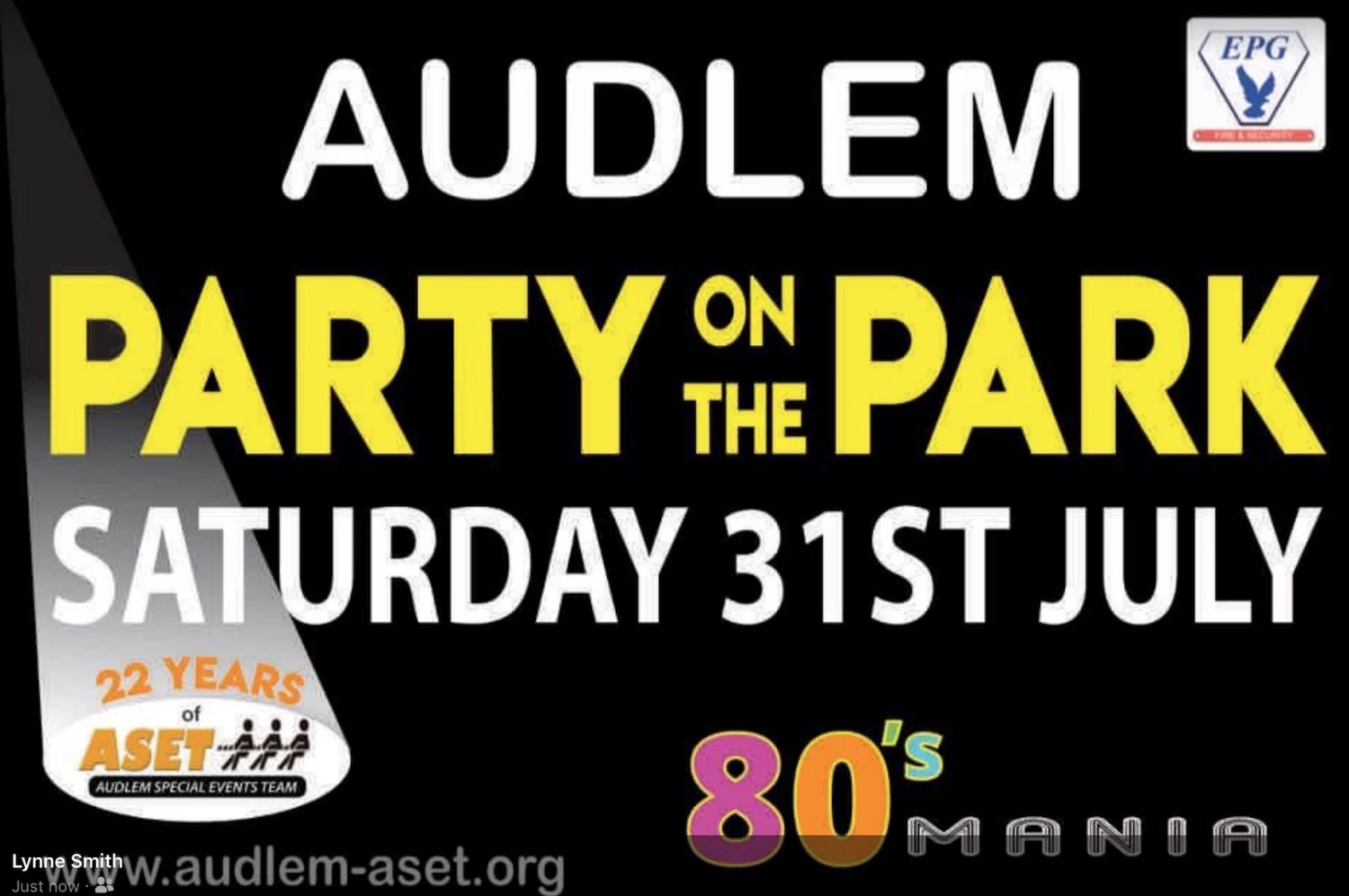 party on the park 31st july