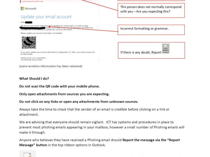 phishing example