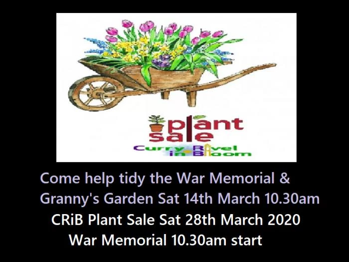 plant sale   working party screen  mar 2020