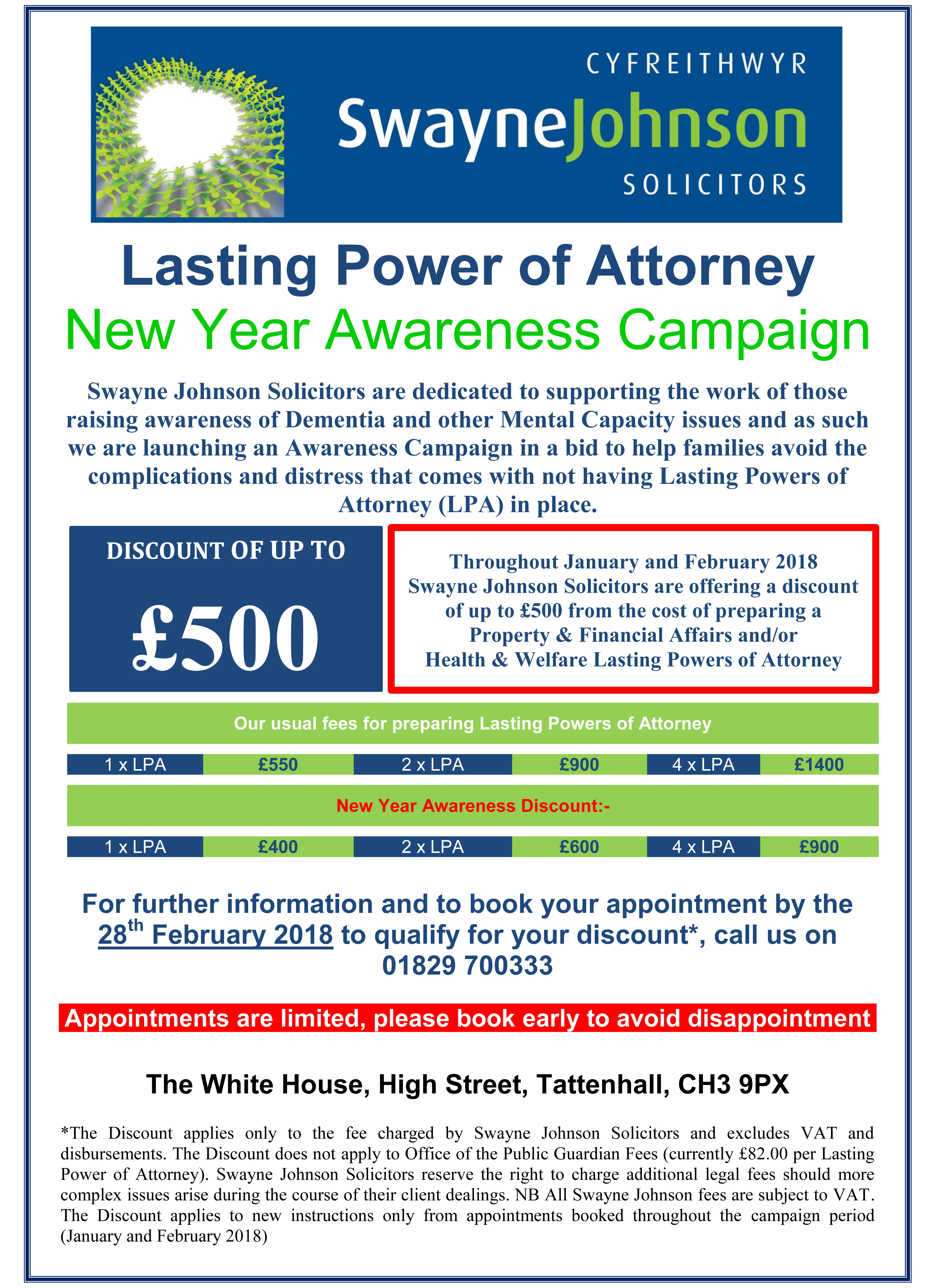 poster a4   lasting power of attorney  tattenhall  january 2018