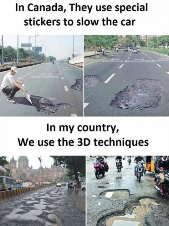 potholes