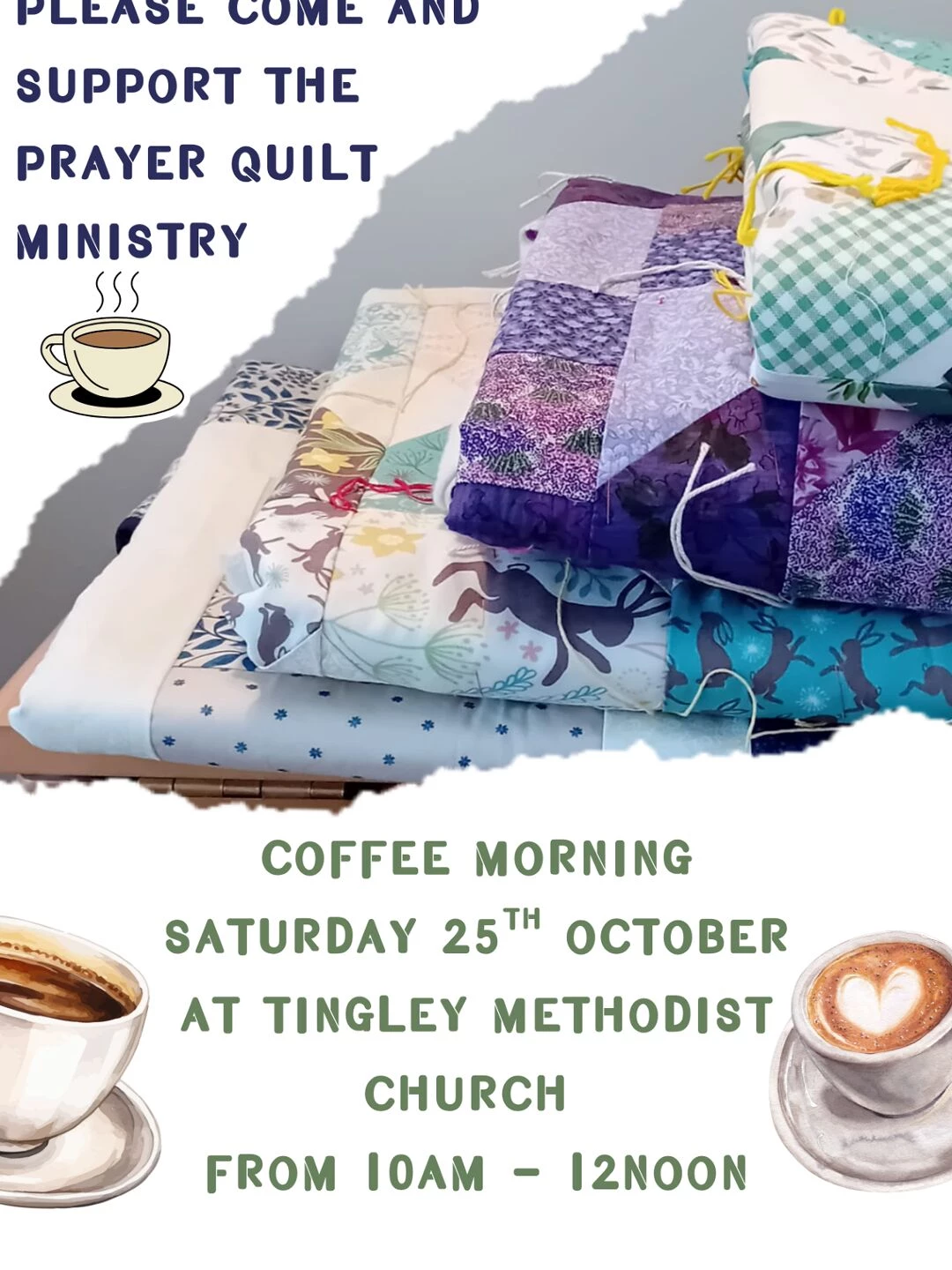 prayer quilt coffee morning oct 25
