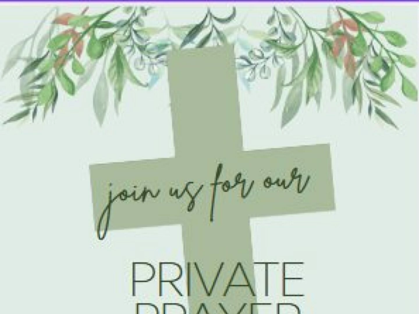 private prayer and reflection