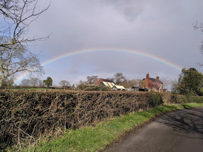 rainbows in audlem